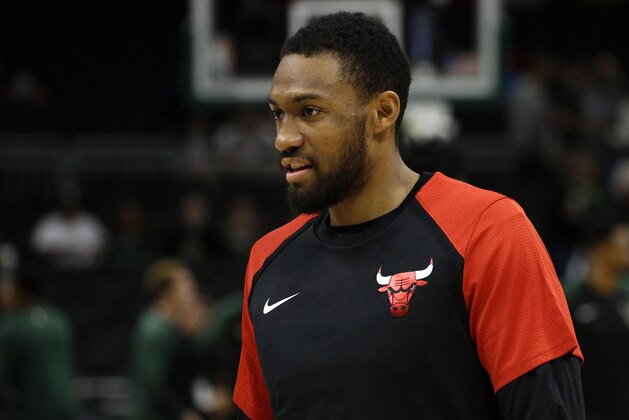 Chicago Bulls' Jabari Parker before a preseason NBA basketball game against the Milwaukee Bucks Wednesday, Oct. 3, 2018, in Milwaukee. (AP Photo/Aaron Gash) Chicago Bulls' Jabari Parker before a preseason NBA basketball game against the Milwaukee Bucks Wednesday, Oct. 3, 2018, in Milwaukee. (AP Photo/Aaron Gash)