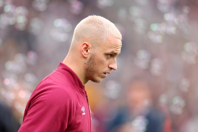 LONDON, ENGLAND - JANUARY 12:  Marko Arnautovic of West Ham United looks on as he walks out prior to the Premier League match between West Ham United and Arsenal FC at London Stadium on January 12, 2019 in London, United Kingdom.  (Photo by Catherine Ivill/Getty Images)