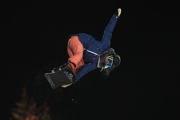 ASPEN, COLORADO - JANUARY 25:   Chloe Kim practices in the Superpipe prior to the Women's Snowboard Superpipe event at the 2019 Winter X Games  on January 25, 2019 in Aspen, Colorado. (Photo by Sean M. Haffey/Getty Images)