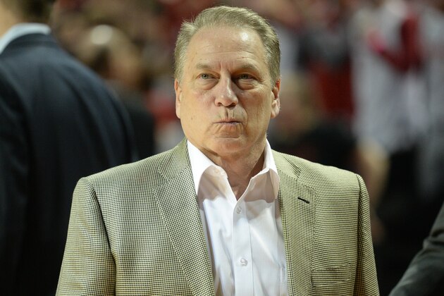 LINCOLN, NE - JANUARY 17: Head coach Tom Izzo of the Michigan State Spartans before the game against the Nebraska Cornhuskers at Pinnacle Bank Arena on January 17, 2019 in Lincoln, Nebraska. (Photo by Steven Branscombe/Getty Images) LINCOLN, NE - JANUARY 17: Head coach Tom Izzo of the Michigan State Spartans before the game against the Nebraska Cornhuskers at Pinnacle Bank Arena on January 17, 2019 in Lincoln, Nebraska. (Photo by Steven Branscombe/Getty Images)
