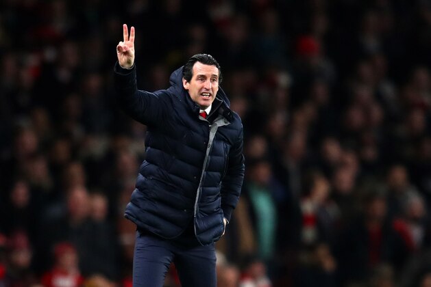 LONDON, ENGLAND - JANUARY 25: Unai Emery manger of Arsenal during the FA Cup Fourth Round match between Arsenal and Manchester United at Emirates Stadium on January 25, 2019 in London, United Kingdom. (Photo by Catherine Ivill/Getty Images)