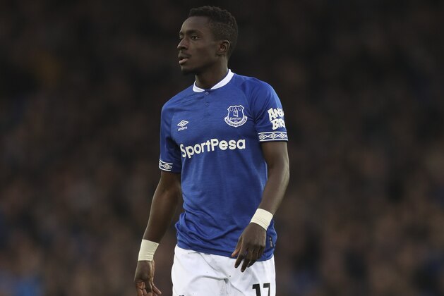 LIVERPOOL, ENGLAND - JANUARY 13: Idrissa Gueye of Everton during the Premier League match between Everton FC and AFC Bournemouth at Goodison Park on January 13, 2019 in Liverpool, United Kingdom. (Photo by James Baylis - AMA/Getty Images)