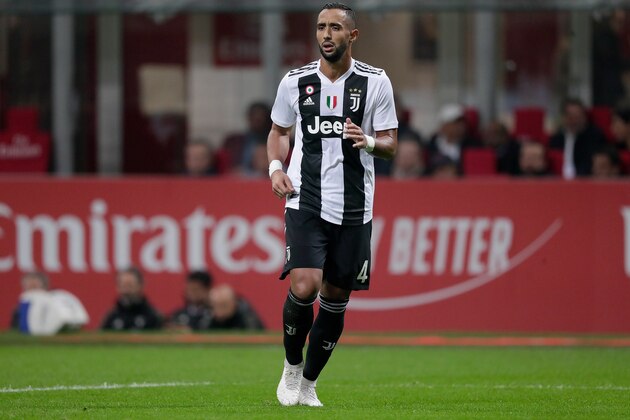 MILAN, ITALY - NOVEMBER 11: Medhi Benatia of Juventus  during the Italian Serie A   match between AC Milan v Juventus at the San Siro on November 11, 2018 in Milan Italy (Photo by Jeroen Meuwsen/Soccrates/Getty Images)