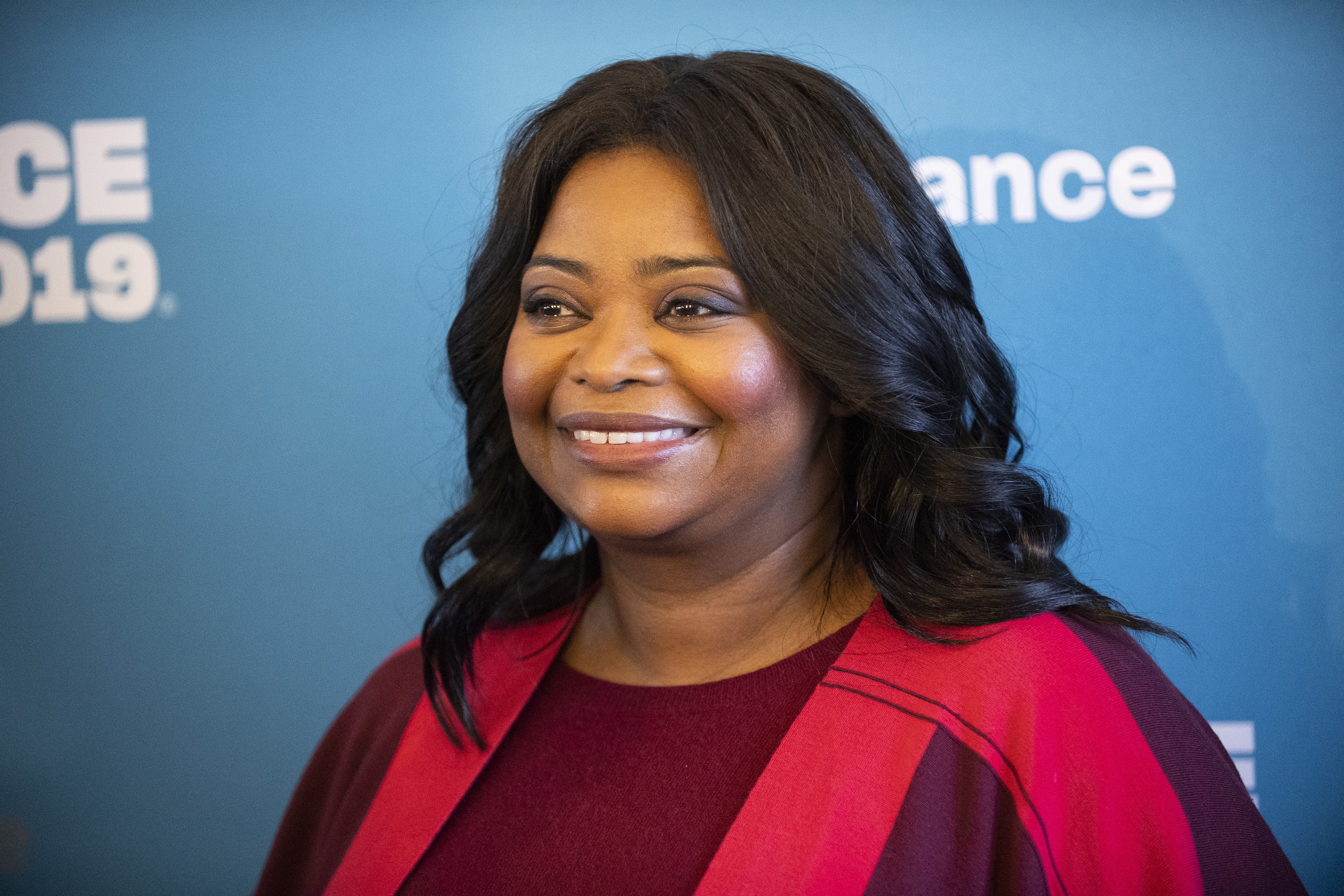 Actress Octavia Spencer poses at the premiere of Actress Octavia Spencer poses at the premiere of
