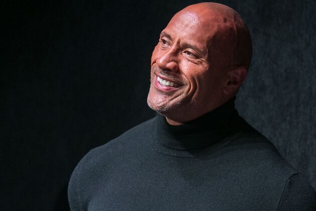 PARK CITY, UTAH - JANUARY 28: Actor and producer Dwayne Johnson speaks at a Sundance special screening of 'Fighting with My Family' on January 28, 2019 in Park City, Utah. (Photo by Suzi Pratt/Getty Images for Metro Goldwyn Mayer Pictures)
