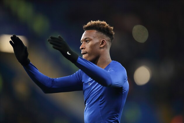 LONDON, ENGLAND - JANUARY 27: Callum Hudson-Odoi of Chelsea during the FA Cup Fourth Round match between Chelsea and Sheffield Wednesday at Stamford Bridge on January 27, 2019 in London, United Kingdom. (Photo by James Williamson - AMA/Getty Images)