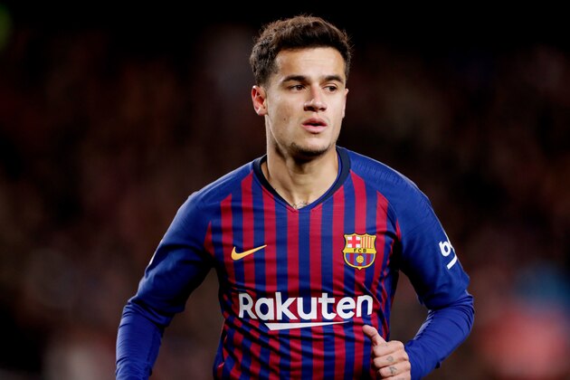 BARCELONA, SPAIN - JANUARY 30: Philippe Coutinho of FC Barcelona  during the Spanish Copa del Rey  match between FC Barcelona v Sevilla at the Camp Nou on January 30, 2019 in Barcelona Spain (Photo by Jeroen Meuwsen/Soccrates/Getty Images)