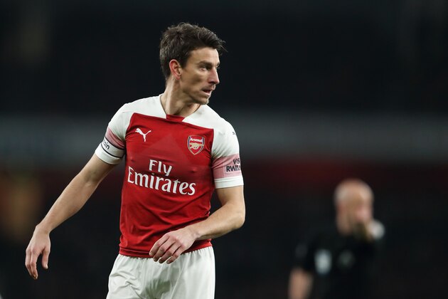 LONDON, ENGLAND - JANUARY 19: Laurent Koscielny of Arsenal during the Premier League match between Arsenal FC and Chelsea FC at Emirates Stadium on January 19, 2019 in London, United Kingdom. (Photo by James Williamson - AMA/Getty Images)