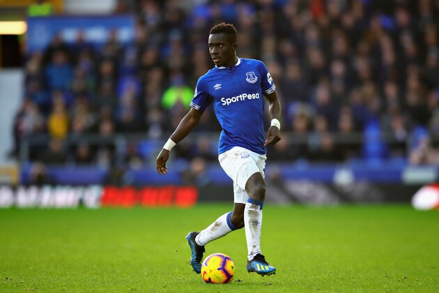 LIVERPOOL, ENGLAND - JANUARY 01:  Idrissa Gueye of Everton in action during the Premier League match between Everton FC and Leicester City at Goodison Park on January 1, 2019 in Liverpool, United Kingdom.  (Photo by Chris Brunskill/Fantasista/Getty Images)