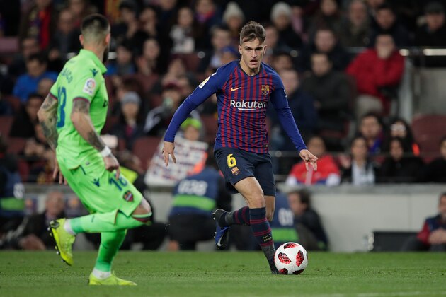 BARCELONA, SPAIN - JANUARY 17: Denis Suarez of FC Barcelona  during the La Liga Santander  match between FC Barcelona v Levante at the Camp Nou on January 17, 2019 in Barcelona Spain (Photo by Eric Verhoeven/Soccrates/Getty Images)