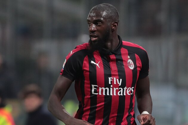 MILAN, ITALY - JANUARY 26:  Tiemoue Bakayoko of AC Milan in action during the Serie A match between AC Milan and SSC Napoli at Stadio Giuseppe Meazza on January 26, 2019 in Milan, Italy.  (Photo by Emilio Andreoli/Getty Images)