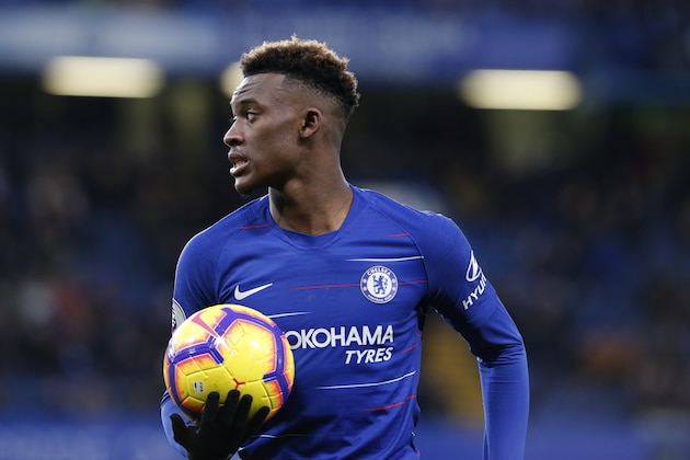 LONDON, ENGLAND - FEBRUARY 02: Callum Hudson-Odoi of Chelsea during the Premier League match between Chelsea FC and Huddersfield Town at Stamford Bridge on February 02, 2019 in London, United Kingdom. (Photo by Ben Early/Getty Images)