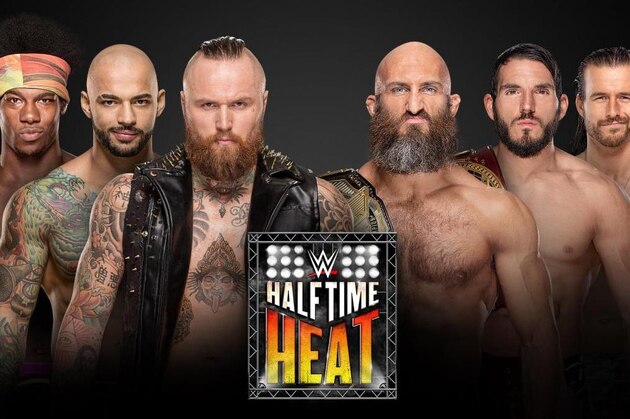 Velveteen Dream, Ricochet, Aleister Black, Tommaso Ciampa, Johnny Gargano and Adam Cole.