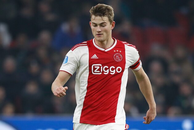 AMSTERDAM, NETHERLANDS - FEBRUARY 2: Matthijs de Ligt of Ajax  during the Dutch Eredivisie  match between Ajax v VVV-Venlo at the Johan Cruijff Arena on February 2, 2019 in Amsterdam Netherlands (Photo by Cees van Hoogdalem/Soccrates/Getty Images)