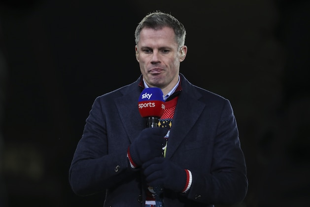 WOLVERHAMPTON, ENGLAND - DECEMBER 21: Sky Sports pundit Jamie Carragher before the Premier League match between Wolverhampton Wanderers and Liverpool FC at Molineux on December 21, 2018 in Wolverhampton, United Kingdom. (Photo by James Baylis - AMA/Getty Images)