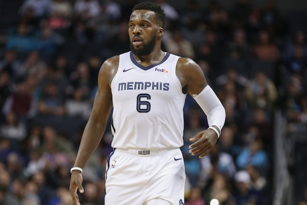 Memphis Grizzlies guard Shelvin Mack brings the ball up court against the Charlotte Hornets in the second half of an NBA basketball game in Charlotte, N.C., Friday, Feb. 1, 2019. Charlotte won 100-92. (AP Photo/Nell Redmond) Memphis Grizzlies guard Shelvin Mack brings the ball up court against the Charlotte Hornets in the second half of an NBA basketball game in Charlotte, N.C., Friday, Feb. 1, 2019. Charlotte won 100-92. (AP Photo/Nell Redmond)
