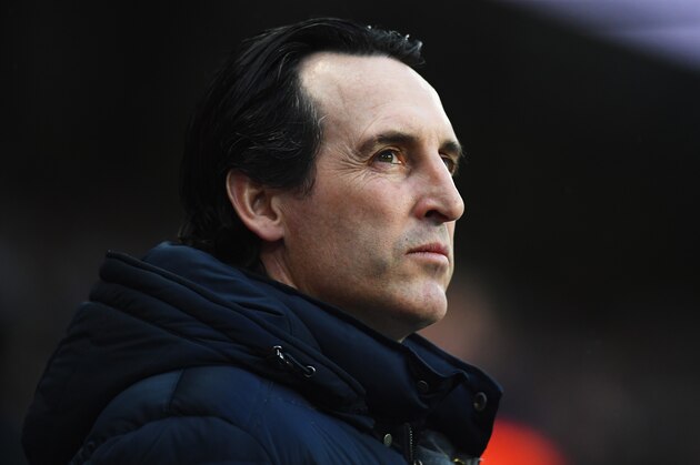 MANCHESTER, ENGLAND - FEBRUARY 03:  Unai Emery, Manager of Arsenal looks on prior to the Premier League match between Manchester City and Arsenal FC at Etihad Stadium on February 3, 2019 in Manchester, United Kingdom.  (Photo by Clive Mason/Getty Images)