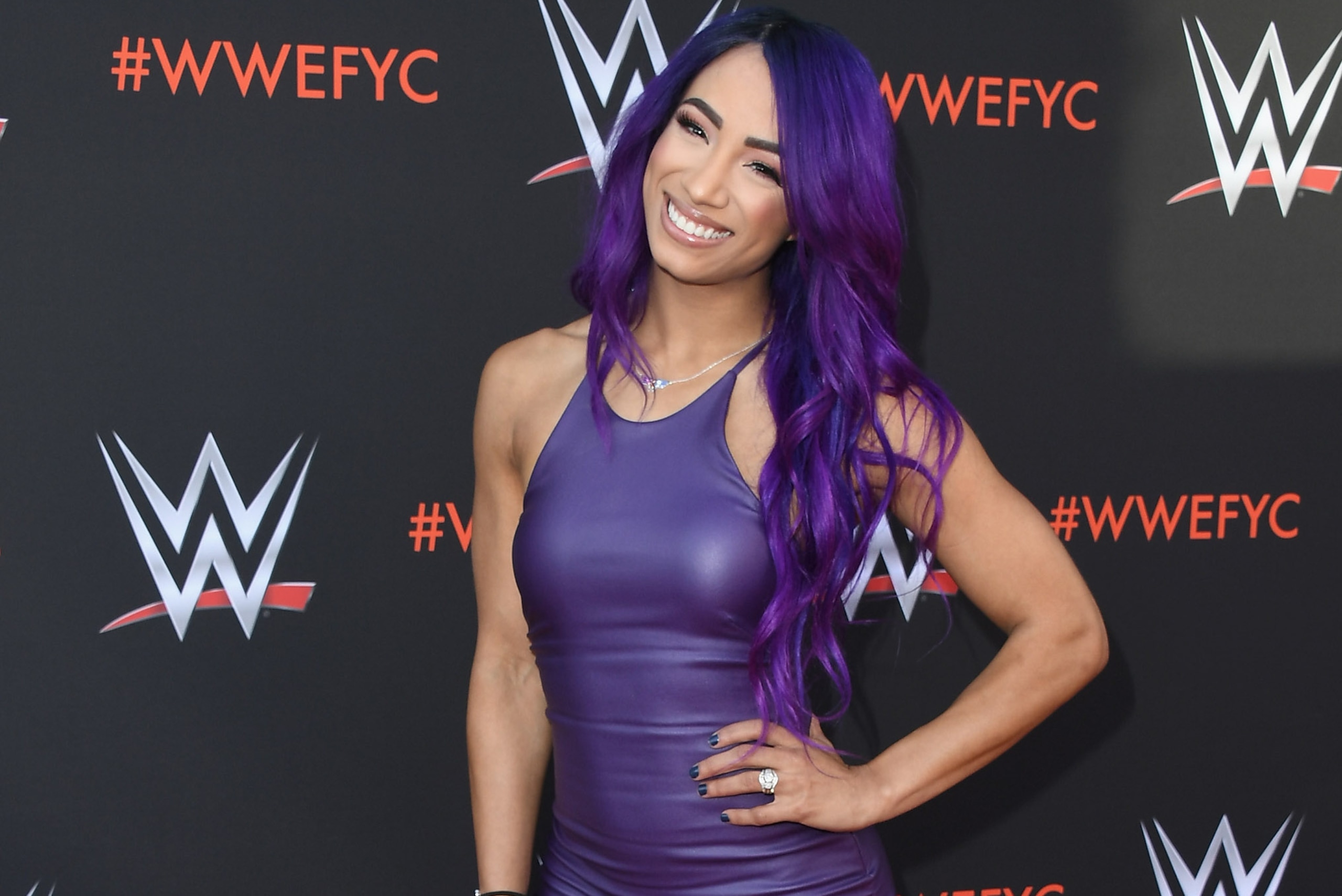 NORTH HOLLYWOOD, CA - JUNE 06:  Sasha Banks attends WWE's First-Ever Emmy 'For Your Consideration' Event at Saban Media Center on June 6, 2018 in North Hollywood, California.  (Photo by Jon Kopaloff/Getty Images)