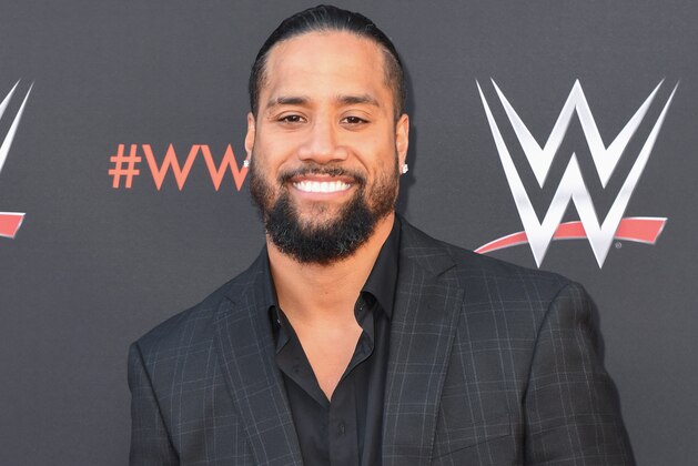 Wrestler Jimmy Uso arrives at the first-ever WWE Emmy For Your Consideration event at the TV Academy  Saban Media Center, in North Hollywood (near Los Angeles), on June 6, 2018 (Photo by VALERIE MACON / AFP)        (Photo credit should read VALERIE MACON/AFP/Getty Images)