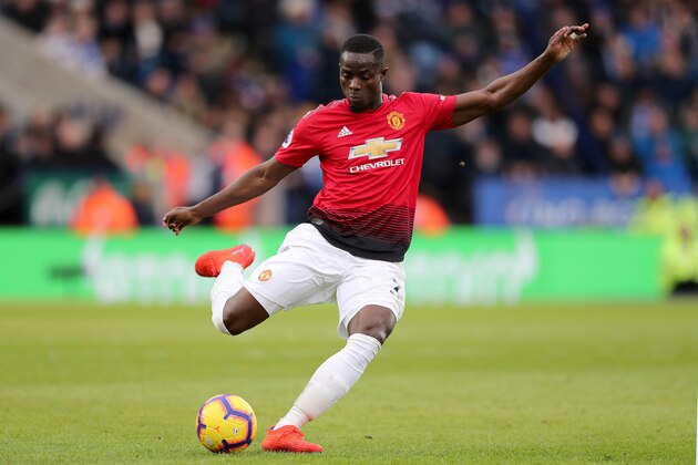 LEICESTER, ENGLAND - FEBRUARY 03:  Eric Bailly of Manchester United during the Premier League match between Leicester City and Manchester United at The King Power Stadium on February 03, 2019 in Leicester, United Kingdom. (Photo by Malcolm Couzens/Getty Images)