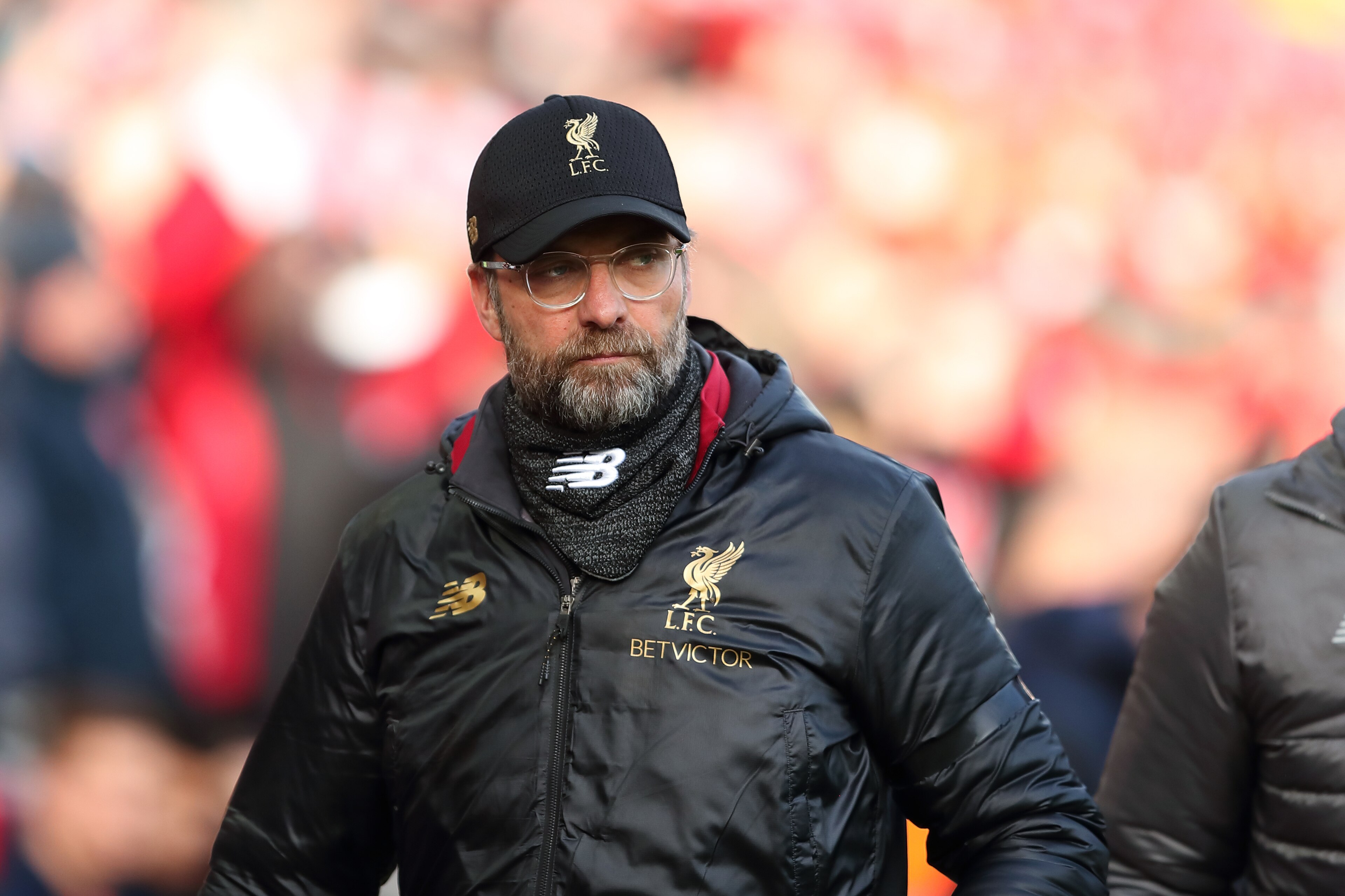 LIVERPOOL, ENGLAND - FEBRUARY 09: Liverpool manager \ head coach Jurgen Klopp during the Premier League match between Liverpool FC and AFC Bournemouth at Anfield on February 9, 2019 in Liverpool, United Kingdom. (Photo by James Williamson - AMA/Getty Images) LIVERPOOL, ENGLAND - FEBRUARY 09: Liverpool manager \ head coach Jurgen Klopp during the Premier League match between Liverpool FC and AFC Bournemouth at Anfield on February 9, 2019 in Liverpool, United Kingdom. (Photo by James Williamson - AMA/Getty Images)