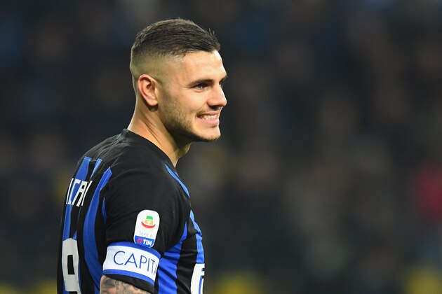 PARMA, ITALY - FEBRUARY 09:  Mauro Icardi of FC Internazionale looks on during the Serie A match between Parma Calcio and FC Internazionale at Stadio Ennio Tardini on February 10, 2019 in Parma, Italy.  (Photo by Alessandro Sabattini/Getty Images)