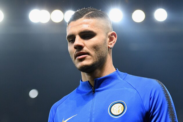 PARMA, ITALY - FEBRUARY 09:  Mauro Icardi of FC Internazionale looks on during the Serie A match between Parma Calcio and FC Internazionale at Stadio Ennio Tardini on February 10, 2019 in Parma, Italy.  (Photo by Alessandro Sabattini/Getty Images)