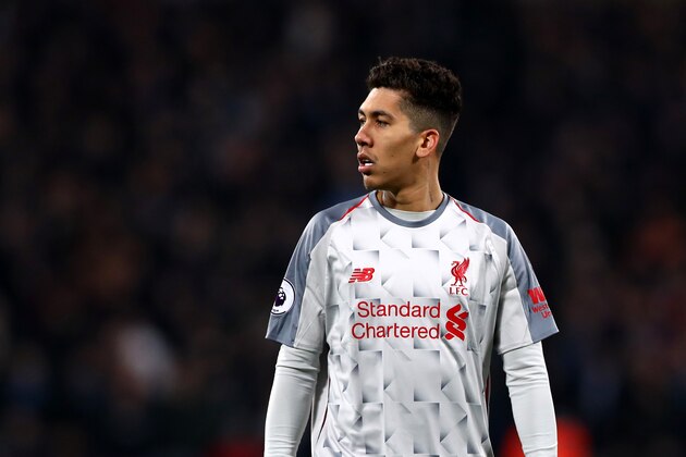 LONDON, ENGLAND - FEBRUARY 04: Roberto Firmino of Liverpool during the Premier League match between West Ham United and Liverpool FC at The London Stadium on February 4, 2019 in London, United Kingdom. (Photo by Chloe Knott - Danehouse/Getty Images)