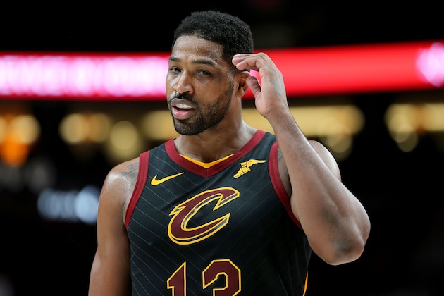 PORTLAND, OR - JANUARY 16: Tristan Thompson #13 of the Cleveland Cavaliers reacts in the first half against hte Portland Trail Blazers during their game at Moda Center on January 16, 2019 in Portland, Oregon. NOTE TO USER: User expressly acknowledges and agrees that, by downloading and or using this photograph, User is consenting to the terms and conditions of the Getty Images License Agreement. (Photo by Abbie Parr/Getty Images) PORTLAND, OR - JANUARY 16: Tristan Thompson #13 of the Cleveland Cavaliers reacts in the first half against hte Portland Trail Blazers during their game at Moda Center on January 16, 2019 in Portland, Oregon. NOTE TO USER: User expressly acknowledges and agrees that, by downloading and or using this photograph, User is consenting to the terms and conditions of the Getty Images License Agreement. (Photo by Abbie Parr/Getty Images)