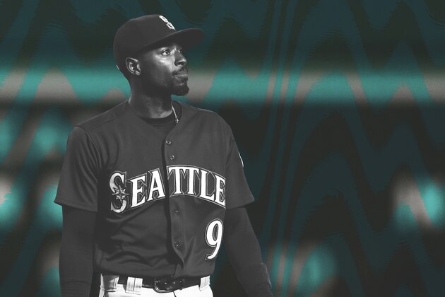 SEATTLE, WA - SEPTEMBER 25: Dee Gordon #9 of the Seattle Mariners reacts after hitting a ground out in the third inning against the Oakland Athletics during their game at Safeco Field on September 25, 2018 in Seattle, Washington.  (Photo by Abbie Parr/Getty Images)