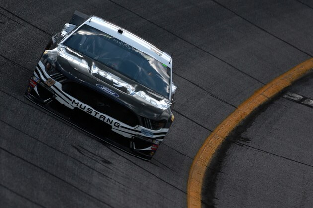 HAMPTON, GA - FEBRUARY 22:  Aric Almirola, driver of the #10 Smithfield Ford, practices for the Monster Energy NASCAR Cup Series Folds of Honor Quiktrip 500 at Atlanta Motor Speedway on February 22, 2019 in Hampton, Georgia.  (Photo by Sean Gardner/Getty Images)