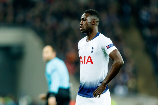 LONDON, ENGLAND - FEBRUARY 13: Davinson Sanchez of Tottenham Hotspur looks on during the UEFA Champions League Round of 16 First Leg match between Tottenham Hotspur and Borussia Dortmund at Wembley Stadium on February 13, 2019 in London, England. (Photo by TF-Images/TF-Images via Getty Images)