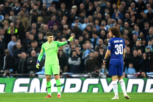 LONDON, ENGLAND - FEBRUARY 24:  Kepa Arrizabalaga of Chelsea refuses to be substituted during the Carabao Cup Final between Chelsea and Manchester City at Wembley Stadium on February 24, 2019 in London, England.  (Photo by Michael Regan/Getty Images)
