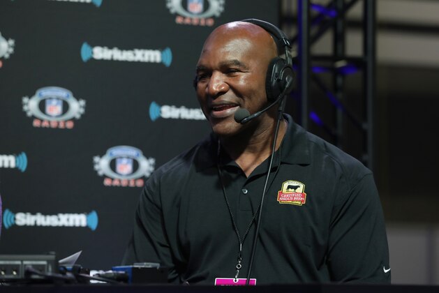 ATLANTA, GEORGIA - FEBRUARY 01:  Evander Holyfield attends SiriusXM at Super Bowl LIII Radio Row on February 01, 2019 in Atlanta, Georgia. (Photo by Cindy Ord/Getty Images for SiriusXM)