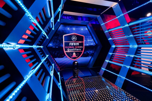 LONDON,ENGLAND – JANUARY 21: A general view in the Gfinity FIFA 19 Global Series, held at the Gfinity Arena on 21 January 2019 in Fulham Broadway, London, United Kingdom (Photo by Joe Brady/MB Media/Getty Images)