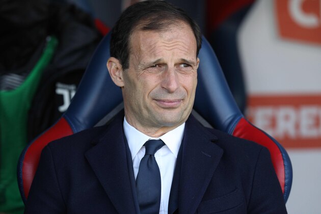 BOLOGNA, ITALY - FEBRUARY 23: Coach Massimiliano Allegri of Juventus  during the Italian Serie A   match between Bologna v Juventus at the Stadio Renato Dall'Ara on February 23, 2019 in Bologna Italy (Photo by Danilo Di Giovanni/Soccrates/Getty Images)