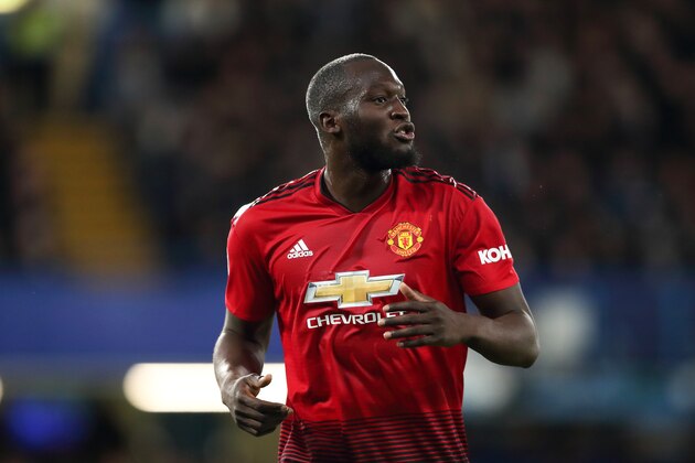 LONDON, ENGLAND - FEBRUARY 18: Romelu Lukaku of Manchester United during the FA Cup Fifth Round match between Chelsea and Manchester United at Stamford Bridge on February 18, 2019 in London, United Kingdom. (Photo by James Williamson - AMA/Getty Images)