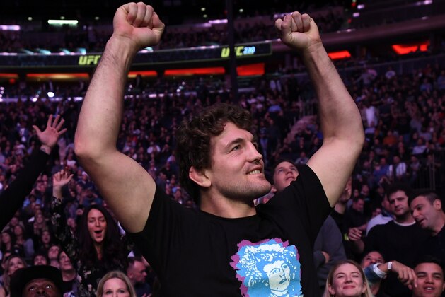 NEW YORK, NY - NOVEMBER 03:  Ben Askren is seen in attendance during the UFC 230 event inside Madison Square Garden on November 3, 2018 in New York, New York. (Photo by Jeff Bottari/Zuffa LLC/Zuffa LLC via Getty Images)