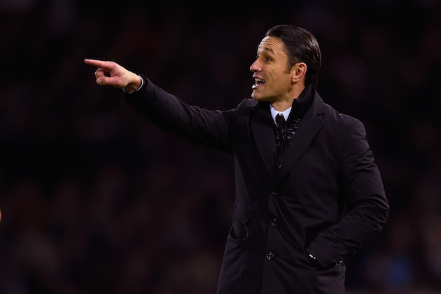 LONDON, ENGLAND - NOVEMBER 12:  Croatia coach Niko Kovac shouts instructions during an International Friendly between Argentina and Croatia at Boleyn Ground on November 12, 2014 in London, England.  (Photo by Mike Hewitt/Getty Images)