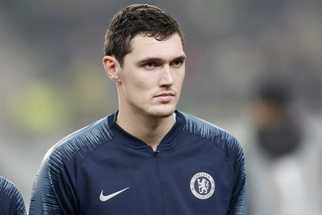 BUDAPEST, HUNGARY - DECEMBER 13: Andreas Christensen of Chelsea FC waits for the kick-off prior to the UEFA Europa League Group Stage Match between Vidi FC and Chelsea FC at Ferencvaros Stadium on December 13, 2018 in Budapest, Hungary. (Photo by Laszlo Szirtesi/Getty Images)
