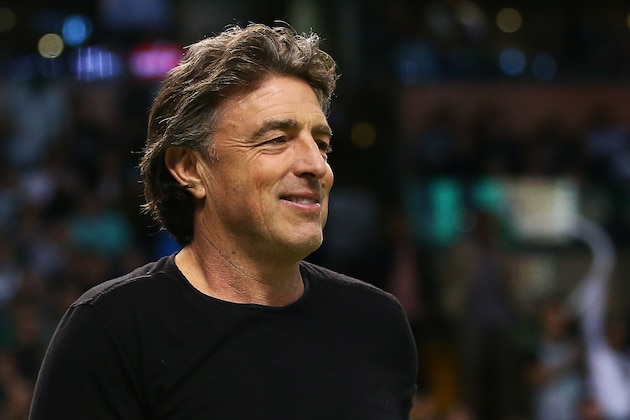 BOSTON, MA - MARCH 31:  Wyc Grousbeck CEO, governor, and co-owner of the Boston Celtics looks on during a game against the Toronto Raptors at TD Garden on March 31, 2018 in Boston, Massachusetts. NOTE TO USER: User expressly acknowledges and agrees that, by downloading and or using this photograph, User is consenting to the terms and conditions of the Getty Images License Agreement. (Photo by Adam Glanzman/Getty Images)