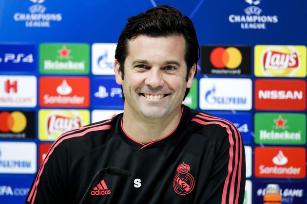 , SPAIN - MARCH 4: coach Santiago Solari of Real Madrid during the   Training Real Madrid on March 4, 2019 (Photo by David S. Bustamante/Soccrates/Getty Images)