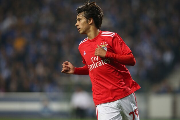 PORTO, PORTUGAL - MARCH 2:  Joao Felix of SL Benfica during the Liga NOS match between FC Porto and SL Benfica at Estadio do Dragao on March 2, 2019 in Porto, Portugal.  (Photo by Gualter Fatia/Getty Images)