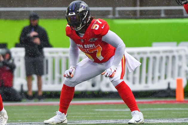 ORLANDO, FL - JANUARY 27: C. J. Mosley #57 of the Baltimore Ravens in action during the 2019 NFL Pro Bowl at Camping World Stadium on January 27, 2019 in Orlando, Florida. (Photo by Mark Brown/Getty Images)