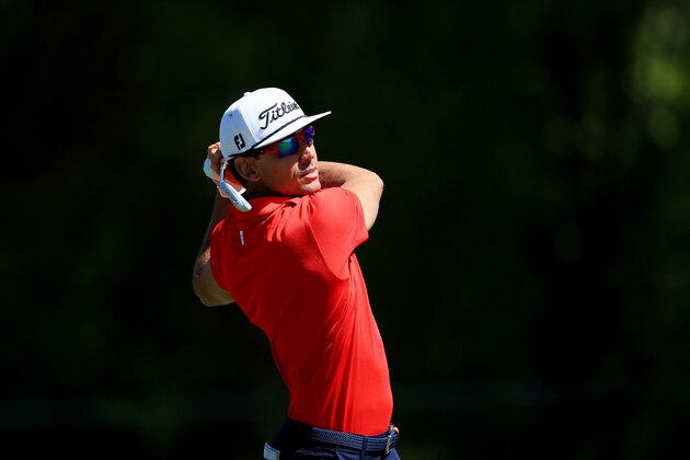 ORLANDO, FLORIDA - MARCH 07:   Rafa Cabrera Bello of Spain plays a shot on the ninth hole during the first round of the Arnold Palmer Invitational Presented by Mastercard at the Bay Hill Club on March 07, 2019 in Orlando, Florida. (Photo by Sam Greenwood/Getty Images)