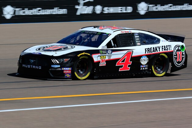 AVONDALE, AZ - MARCH 08: Kevin Harvick, driver of the #4 Jimmy John's Ford, practices for the Monster Energy NASCAR Cup Series TicketGuardian 500 at ISM Raceway on March 8, 2019 in Avondale, Arizona.  (Photo by Daniel Shirey/Getty Images)