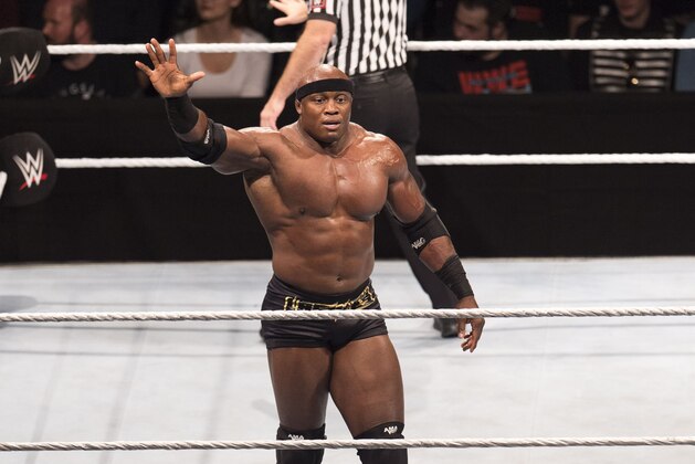 COLOGNE, GERMANY - NOVEMBER 07: Bobby Lashley  during the WWE Live Show at Lanxess Arena on November 7, 2018 in Cologne, Germany. (Photo by Marc Pfitzenreuter/Getty Images)