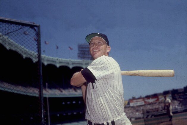 This is an undated 1960's photo of New York Yankees Mickey Mantle. (AP Photo)