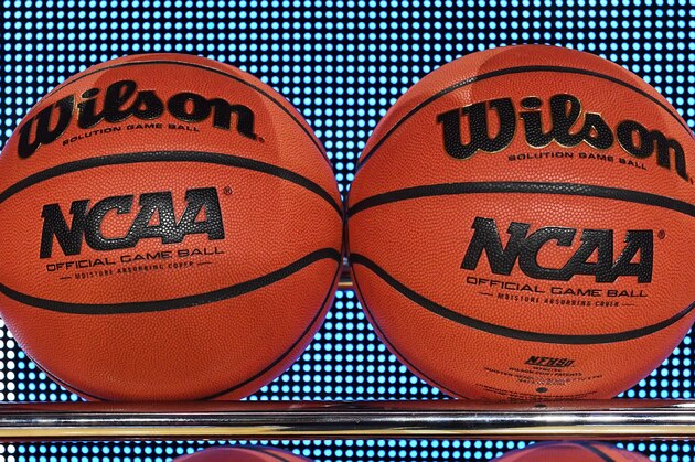 LAS VEGAS, NEVADA - MARCH 12:  Basketballs are shown in a ball rack before the championship game of the West Coast Conference basketball tournament between the Saint Mary's Gaels and the Gonzaga Bulldogs at the Orleans Arena on March 12, 2019 in Las Vegas, Nevada. The Gaels defeated the Bulldogs 60-47.  (Photo by Ethan Miller/Getty Images)
