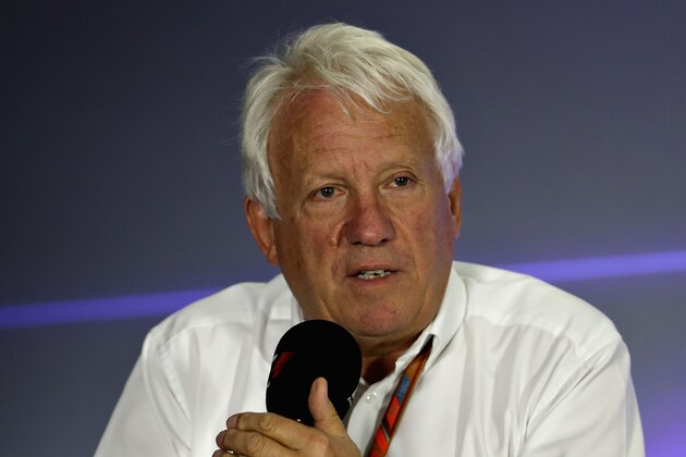MEXICO CITY, MEXICO - OCTOBER 26:  FIA Race Director, Charlie Whiting talks in a press conference about track limits during previews to the Formula One Grand Prix of Mexico at Autodromo Hermanos Rodriguez on October 26, 2017 in Mexico City, Mexico.  (Photo by Mark Thompson/Getty Images)